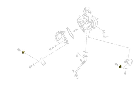 Mitsubishi OEM Turbo Bracket Washer for Evo X (MD320625)