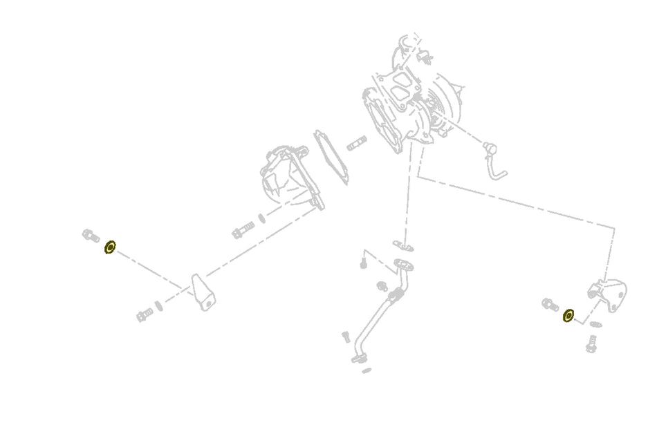 Mitsubishi OEM Turbo Bracket Washer for Evo X (MD320625)