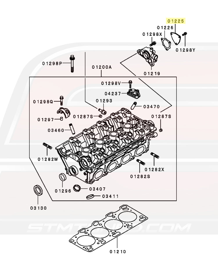 Evo 8 Cylinder Head Diagram