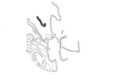 MD334402 Evo 8/9 Lower Timing Cover Gasket (Left Upper)