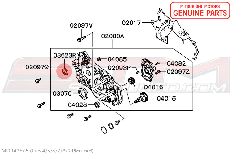 Mitsubishi Balance Shaft Seal - 4G63