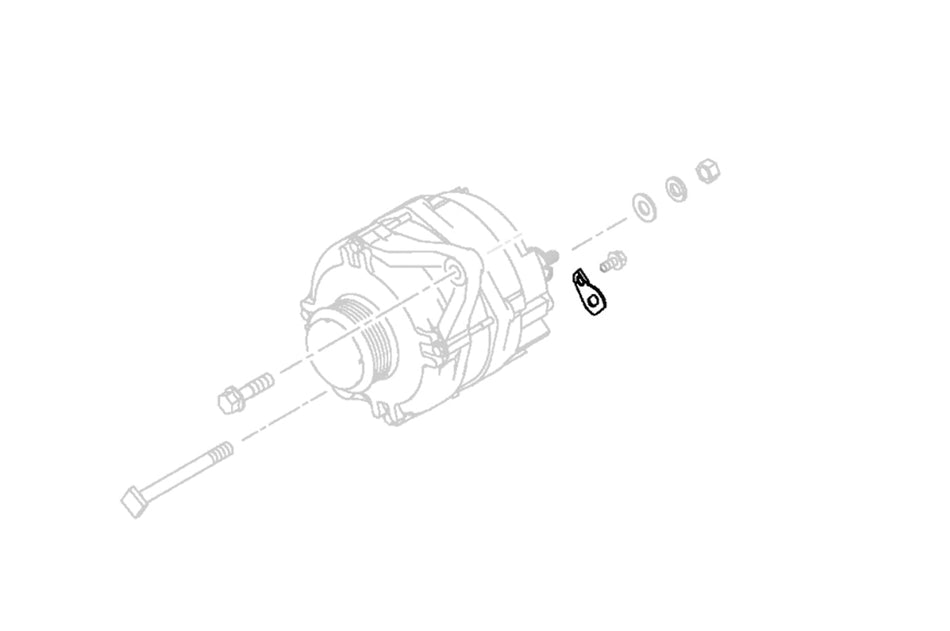 Mitsubishi OEM Alternator Bracket for Evo X (MD355625)