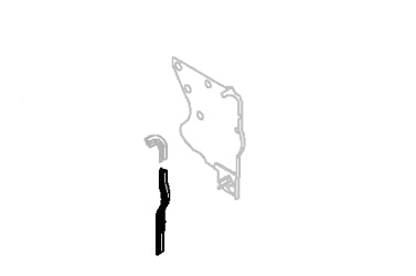 MD372012 Evo 8/9 Metal Timing Cover Gasket (Lower)