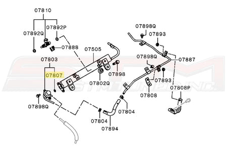 MD604688 Evo X Diagram Image © STM Tuned Inc.
