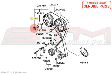 MD623113 Mitsubishi Cam Gear Cap MIVEC Intake - Evo 9