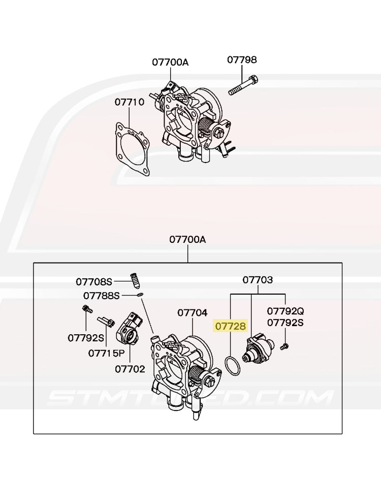 Mitsubishi OEM Idle Air Controller O-Ring for Evo 7/8/9 (MD628092)