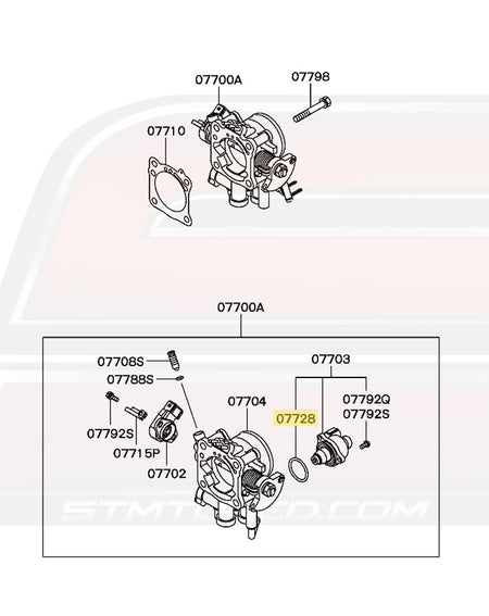 Mitsubishi OEM Idle Air Controller O-Ring for Evo 7/8/9 (MD628092)