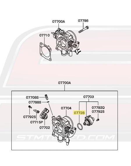 Mitsubishi OEM Idle Air Controller O-Ring for Evo 7/8/9 (MD628313)