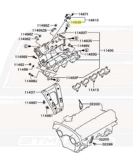 Evo 8 Intake Manifold Diagram