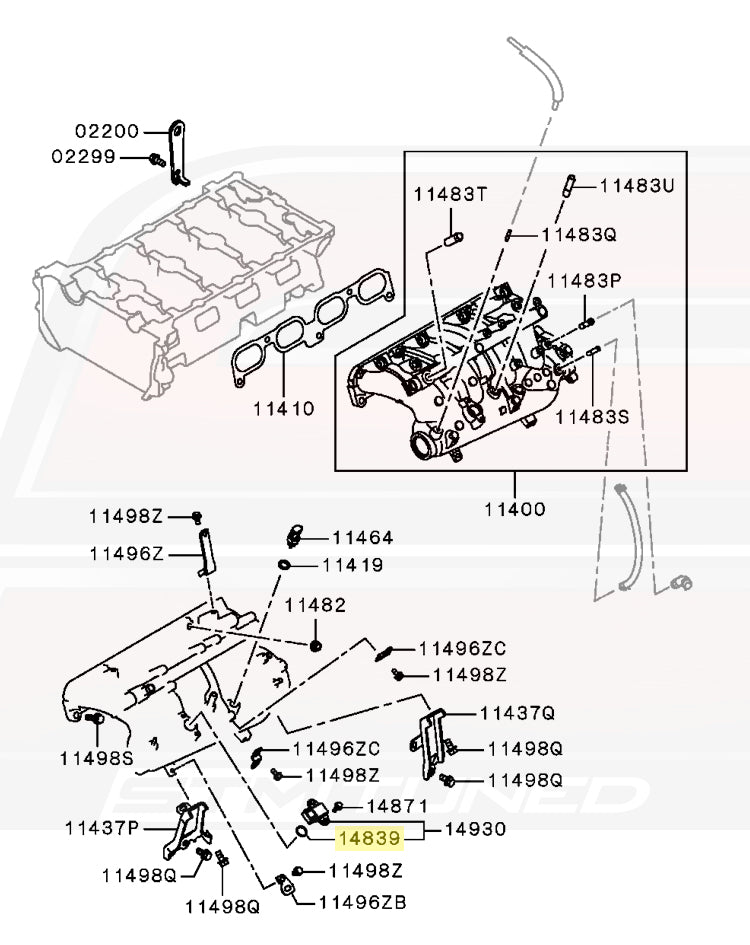 Evo X Intake Manifold Diagram