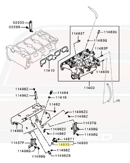 Evo X Intake Manifold Diagram