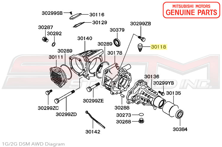 MD727784 Mitsubishi Transfer Case Breather - 1G/2G DSM