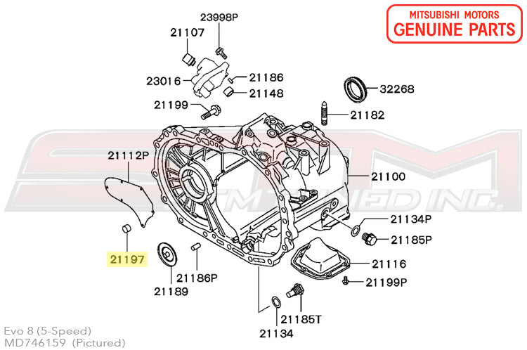 Mitsubishi 5-Speed Transmission Bushing - Evo 4-9