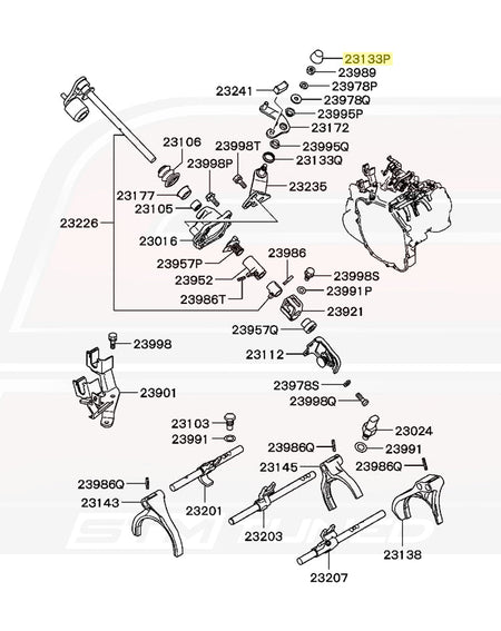 Evo 7/8/9 5-Speed Diagram