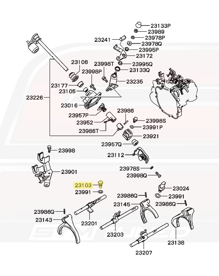 USDM Evo 8 Diagram