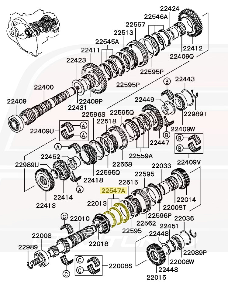 2005 Evo 8 GSR Diagram