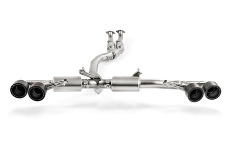 Akrapovic Titanium Turbo-Back Exhaust with Carbon Tips for R35 GTR (ME-NI/T/1-C)