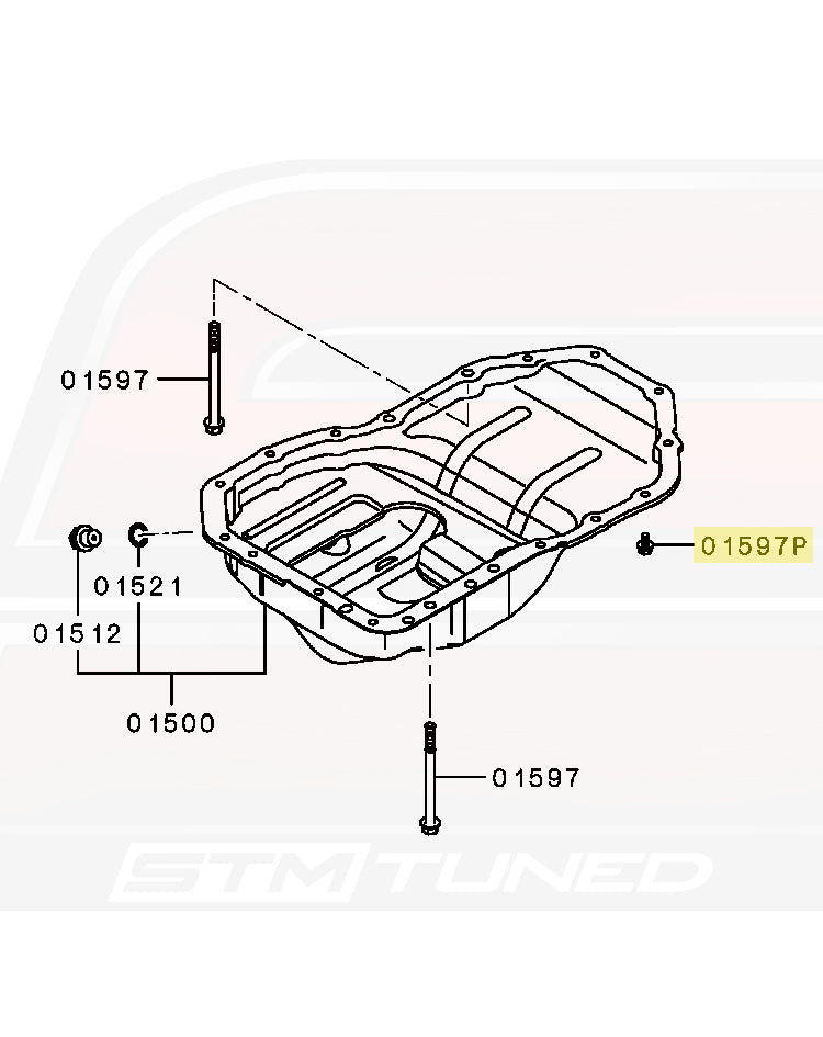 Evo X Oil Pan Bolts