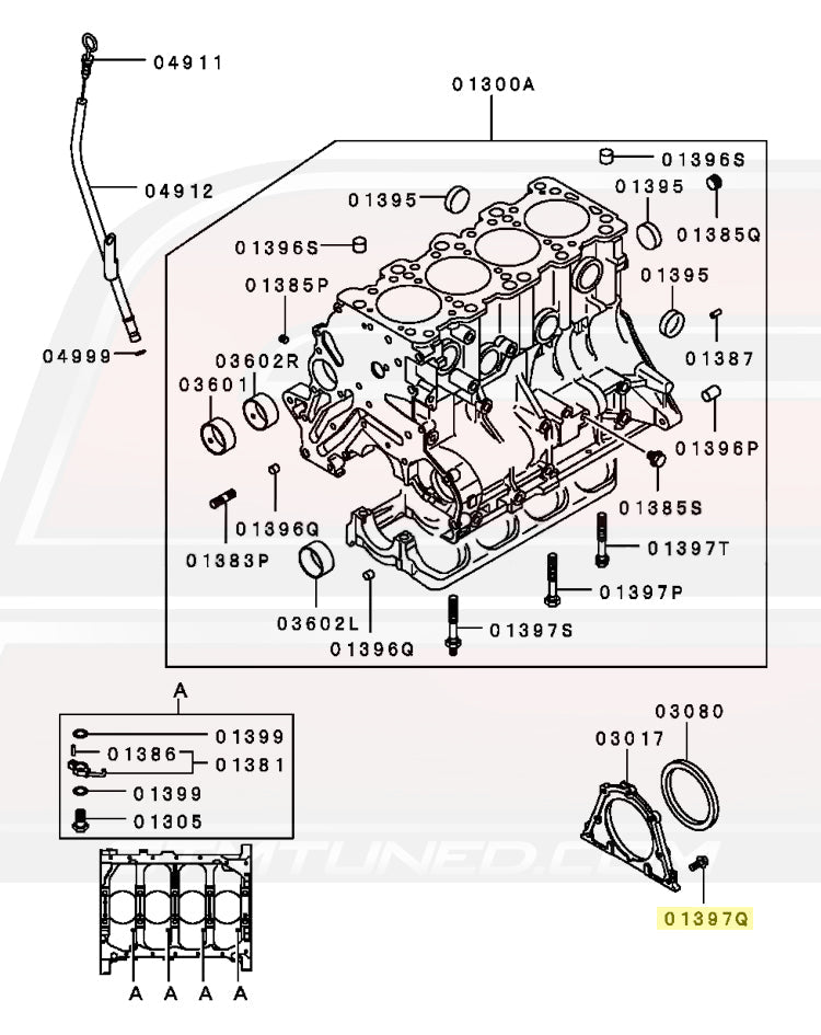 1G DSM 7-Bolt Diagram