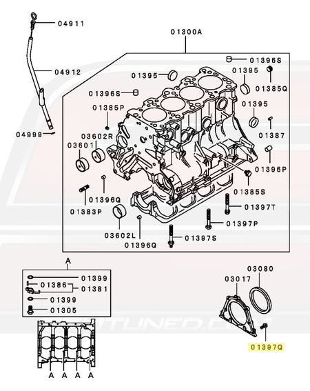 1G DSM 7-Bolt Diagram