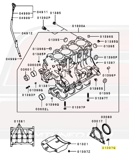 2G DSM 7-Bolt Diagram