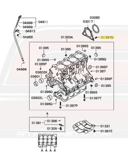 Evo 7/8/9 CT9A Diagram