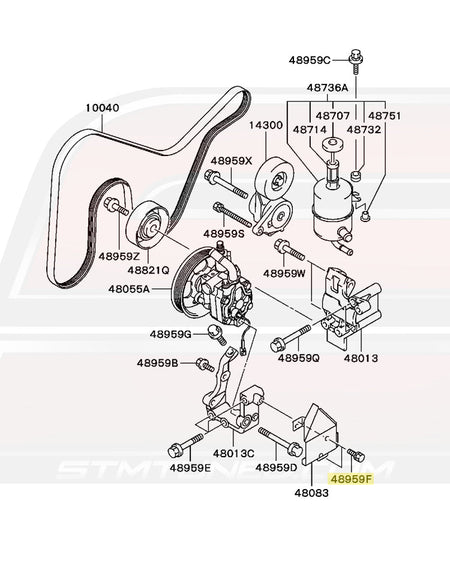 Evo 8/9 Power Steering Diagram
