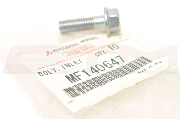 Mitsubishi OEM Power Steering Reservoir Mounting Bolt for Evo 8/9 (MF140647)  Image © STM Tuned Inc
