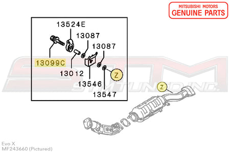 Mitsubishi Exhaust Downpipe Hanger - Evo X