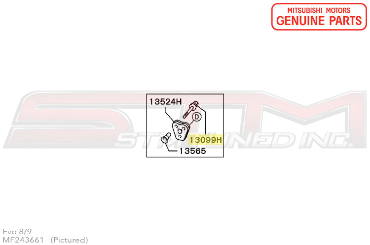 Mitsubishi Exhaust Hanger (D) - Evo 8/9