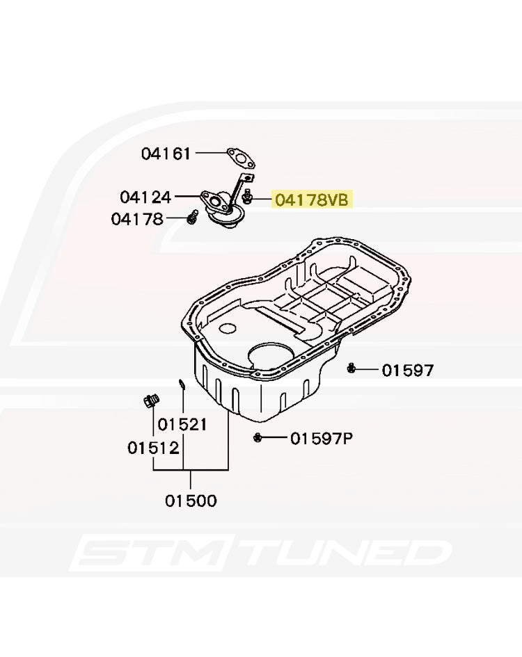 MF244849 OEM Evo 4-9 Oil Strainer Mounting Bolt