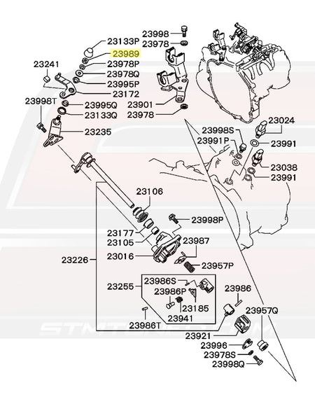 Evo 4/5/6 CP9A CN9A 5-Speed Diagram