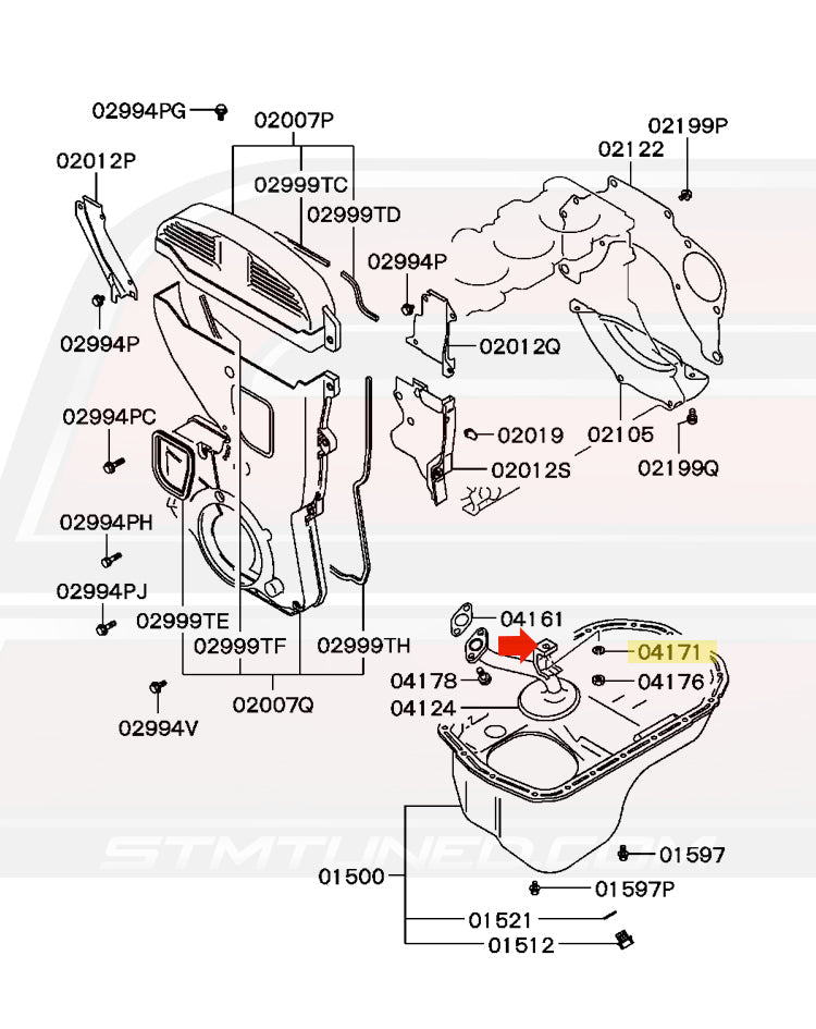 1G 6-Bolt DSM Diagram