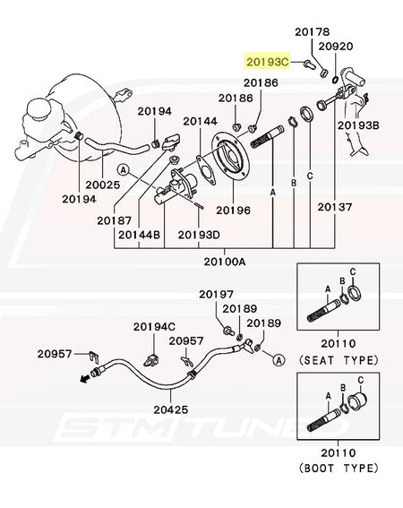 USDM Evo 8 Master Cylinder