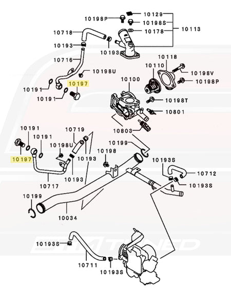 MF650114 Eyebolt M14x27 Diagram for Evo 1/2/3
