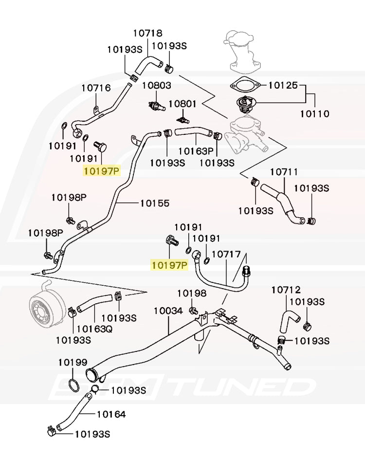 MF650114 Eyebolt M14x27 Diagram for 1G DSM