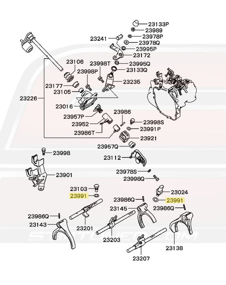 Evo 8/9 5-Speed Diagram