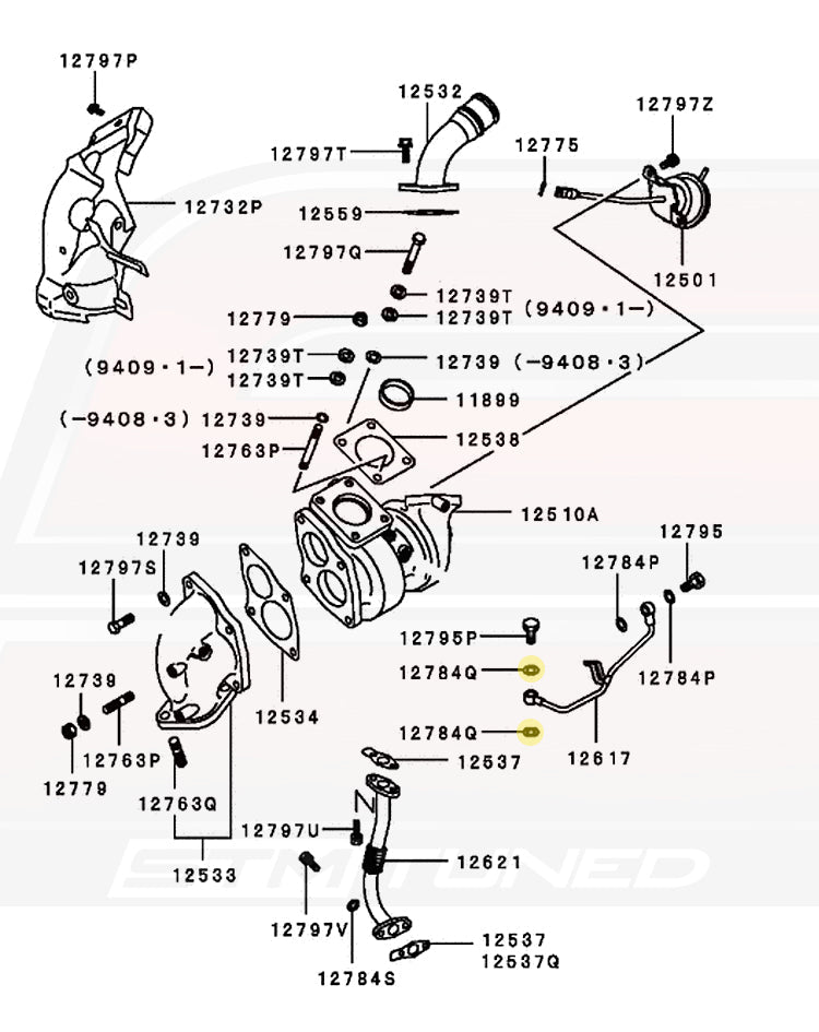 Evo 1 Turbo Diagram