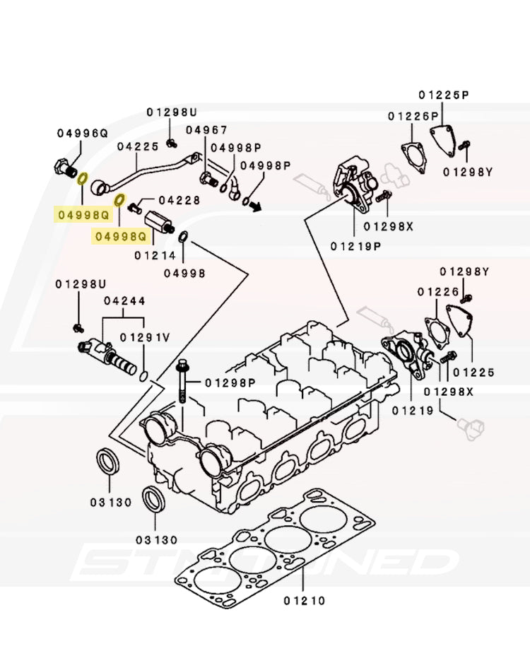 Evo 9 MIVEC Oil Lines