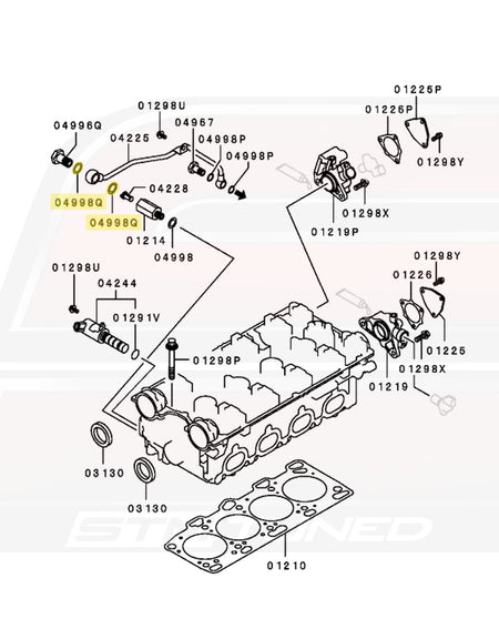 Evo 9 MIVEC Oil Lines
