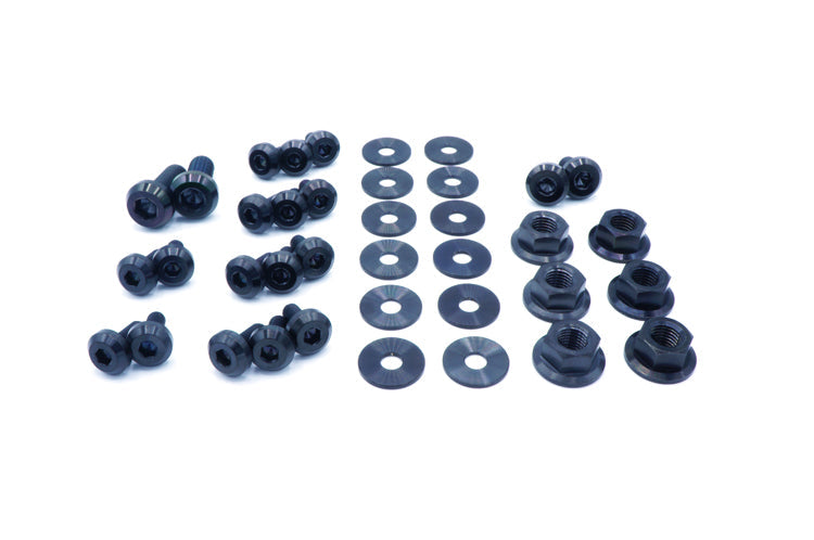 Black Titanium Engine Bay Bolts for Evo 8/9