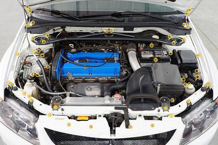 Full Engine Bay Kit Bolt Placement for Evo 8/9 (MIT-004)