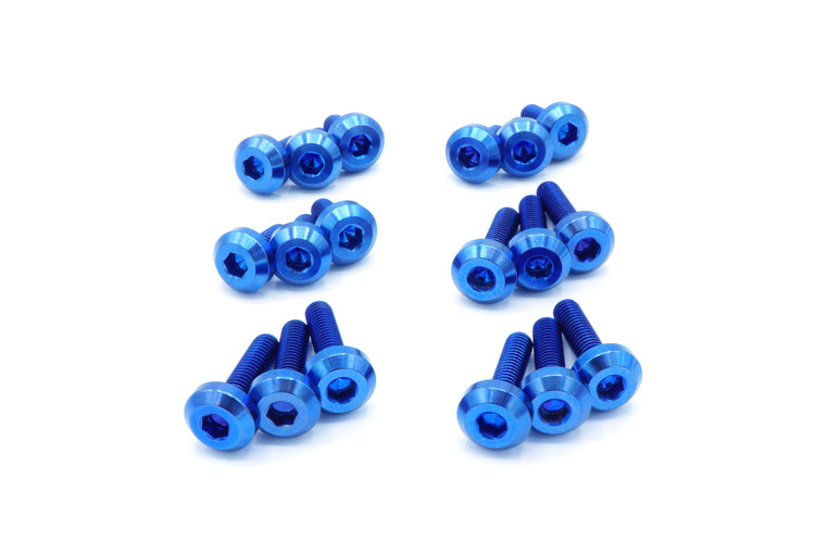 Evo 8/9 Blue Titanium Valve Cover Bolt Kit