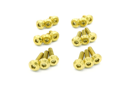 Evo 8/9 Gold Titanium Valve Cover Bolt Kit