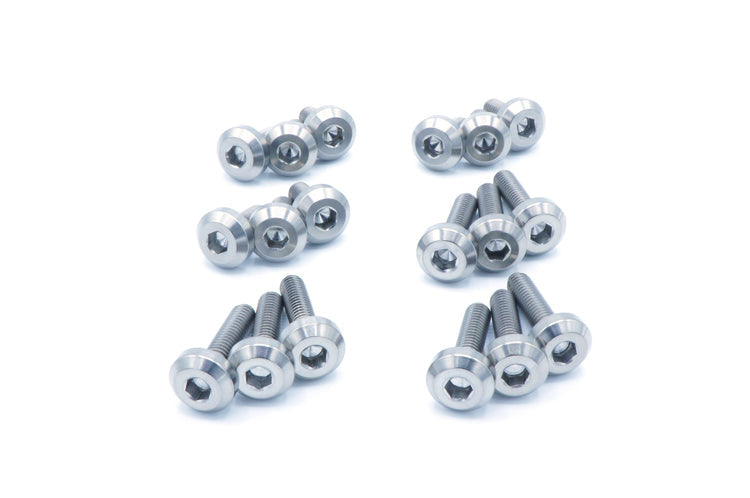Evo 8/9 Silver Titanium Valve Cover Bolt Kit