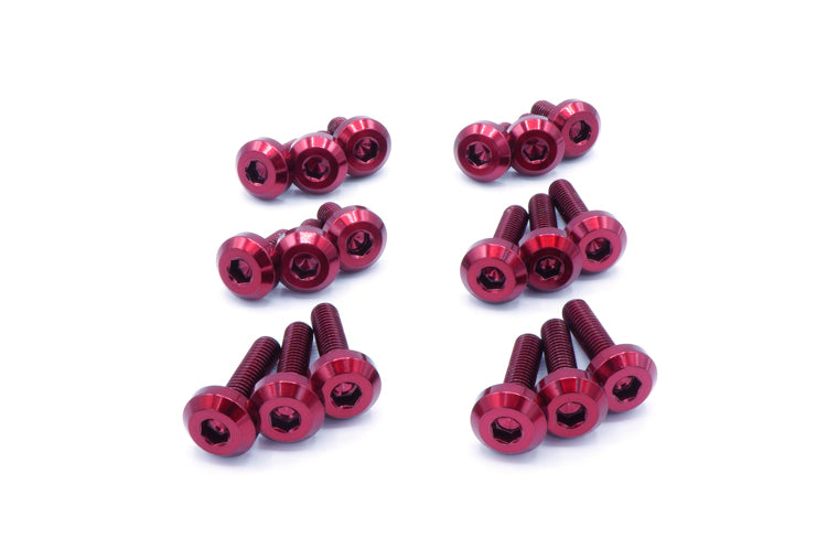 Evo 8/9 Red Titanium Valve Cover Bolt Kit