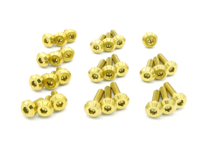 Evo 8/9 Gold Titanium Valve Cover Bolt Kit
