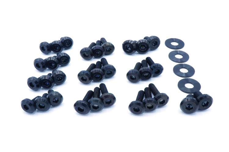 Evo 8/9 Black Titanium Valve Cover Bolt Kit