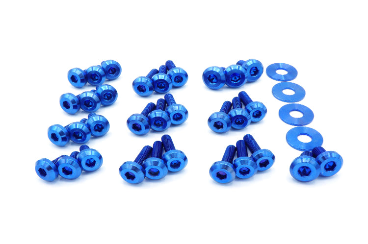 Evo 8/9 Blue Titanium Valve Cover Bolt Kit