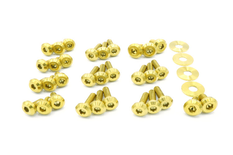 Evo 8/9 Gold Titanium Valve Cover Bolt Kit